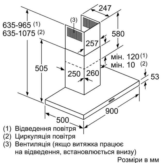Вытяжка SIEMENS LC97BHM50 - изображение 6