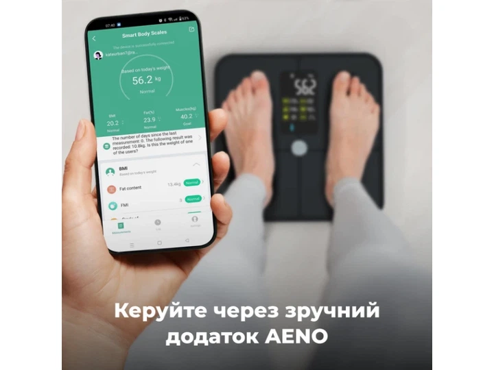 Ваги підлогові електронні AENO BS2S (ABS0002S) - изображение 11