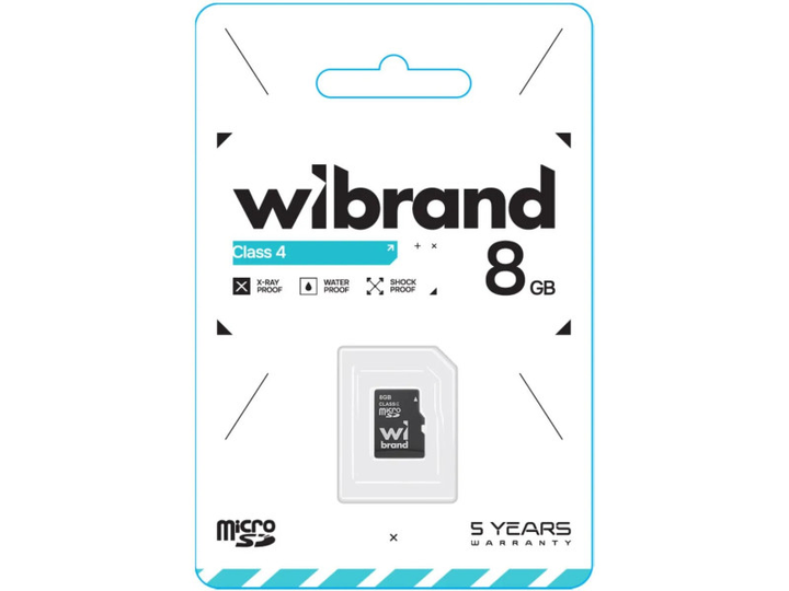 Карта пам'яті Wibrand 8 GB mictoSD Class 4 (WICDC4/8GB) - изображение 2
