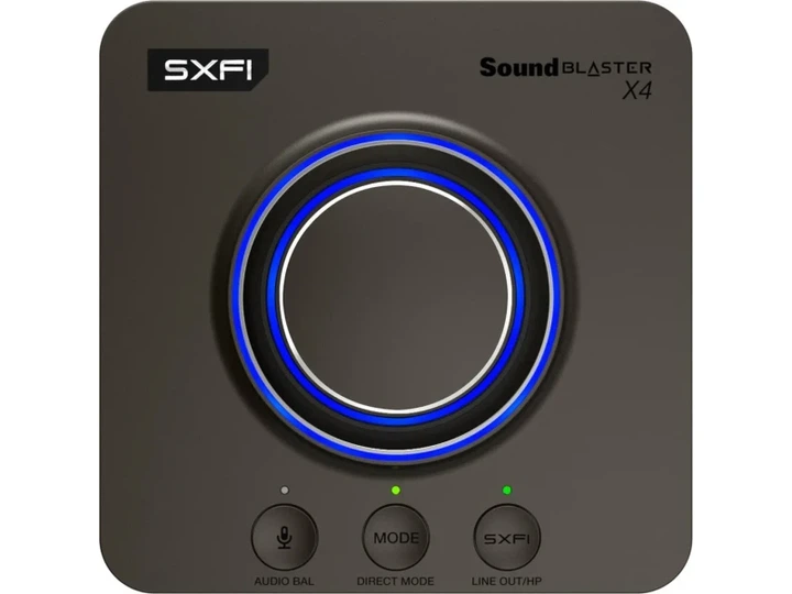 Звукова карта зовнішня Creative Sound Blaster X4 (70SB181500000) - Фото 1 Звукова карта зовнішня Creative Sound Blaster X4 (70SB181500000) - изображение 1