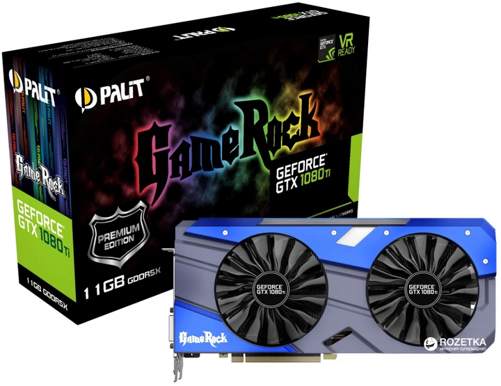 Видеокарта Palit PCI-Ex GeForce GTX 1080 Ti GameRock Premium