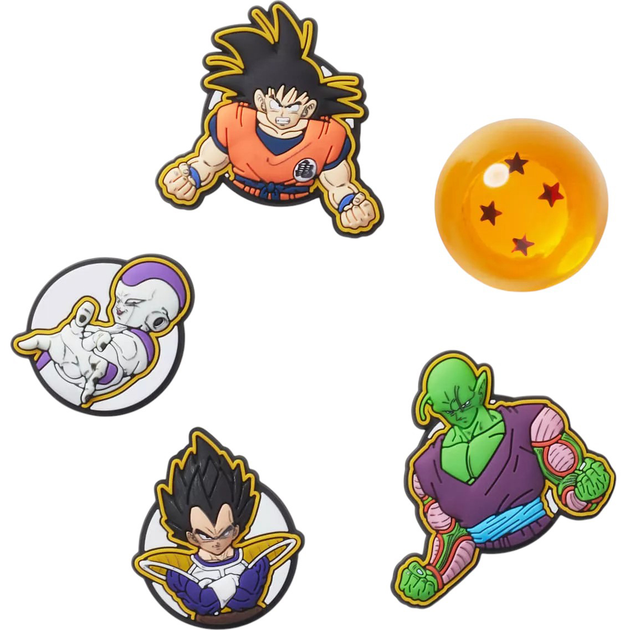 Przypinki do butów Crocs Jibbitz Dragon Ball Z 10014531 5 szt Welokolorowe - obraz 1