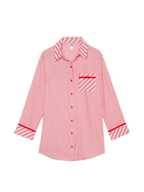 Легка ночнушка Victoria's Secret Festive Flannel Velvet-Trim Sleepshirt XS (26957806) - Фото 1 Легка ночнушка Victoria's Secret Festive Flannel Velvet-Trim Sleepshirt XS (26957806) - изображение 1
