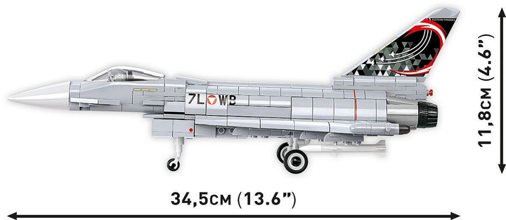 Klocki konstrukcyjne Cobi Armed Forces Eurofighter Typhoon 578 elementów 5850 (5902251058500) - obraz 9