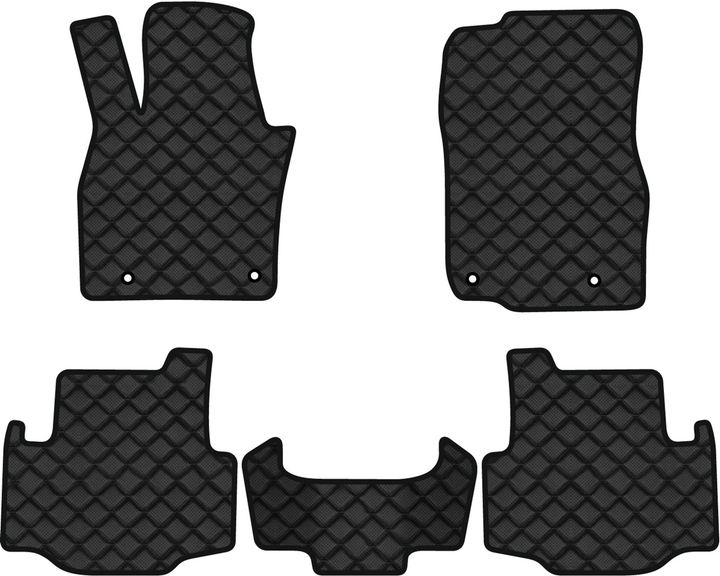 Килимки з екошкіри EVAtech ECO в салон авто для CX-90 6 seats (with console) Mazda 2023 1 покоління SUV USA Екошкіра чорна з чорною ниткою чорний кант від Rozetka на платформі USKIDKA Акція на Килимки з екошкіри EVAtech ECO в салон авто для CX-90 6 seats (with console) Mazda 2023 1 покоління SUV USA Екошкіра чорна з чорною ниткою чорний кант від Rozetka