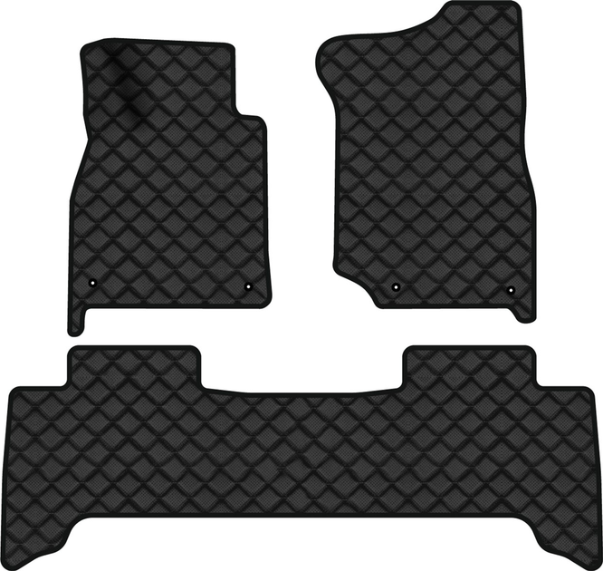 Килимки з екошкіри EVAtech ECO в салон авто для Land Cruiser (100) 7 seats Restyling Toyota 2003-2007 1 покоління SUV EU Екошкіра чорна з чорною ниткою чорний кант від Rozetka на платформі USKIDKA Акція на Килимки з екошкіри EVAtech ECO в салон авто для Land Cruiser (100) 7 seats Restyling Toyota 2003-2007 1 покоління SUV EU Екошкіра чорна з чорною ниткою чорний кант від Rozetka