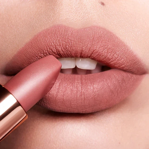 Набір помади та олівця для губ Charlotte Tilbury Mini Pillow Talk Lipstick & Liner Set - зображення 4