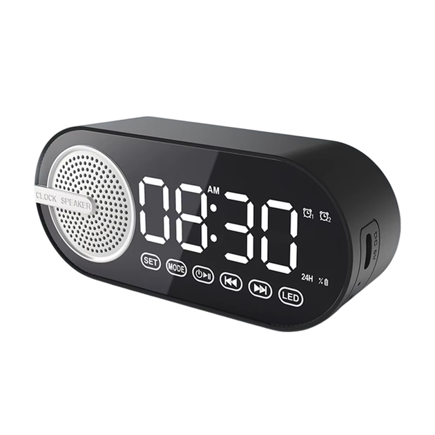 Бездротова Bluetooth RGB колонка G-30 з будильником FM TF на акумуляторі - Фото 1 Бездротова Bluetooth RGB колонка G-30 з будильником FM TF на акумуляторі - зображення 1