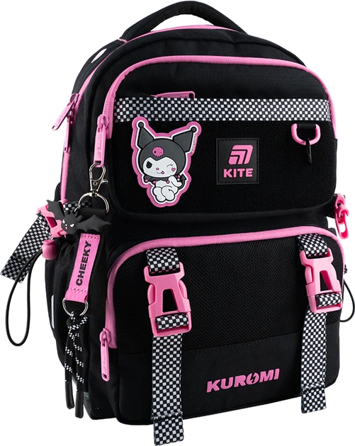 Бейдж Kite Kuromi на липучці (HK25-3011-2) - зображення 3