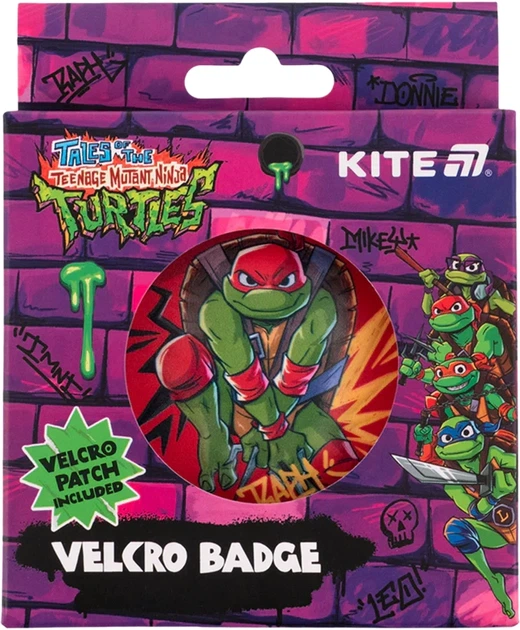 Бейдж Kite TMNT Tales of the TMNT на липучці (NT25-3011) - Фото 1 Бейдж Kite TMNT Tales of the TMNT на липучці (NT25-3011) - зображення 1