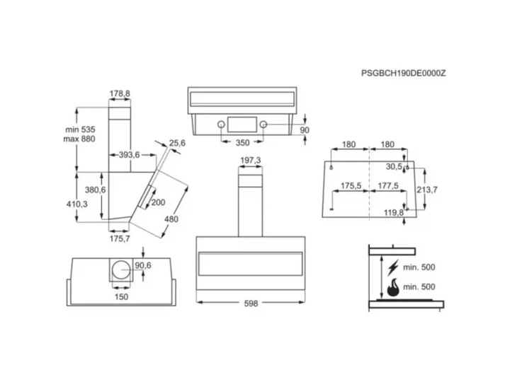 Витяжка похила Electrolux LFV326W - изображение 6