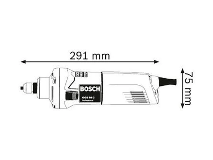 Пряма шліфувальна машина Bosch GGS 28 C Professional (0601220000) - зображення 3