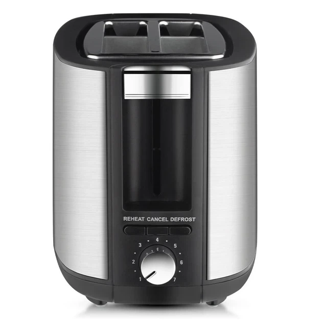 Тостер RAF R.507 на 2 отделения 750W Silver-Black (3_06329) - изображение 4