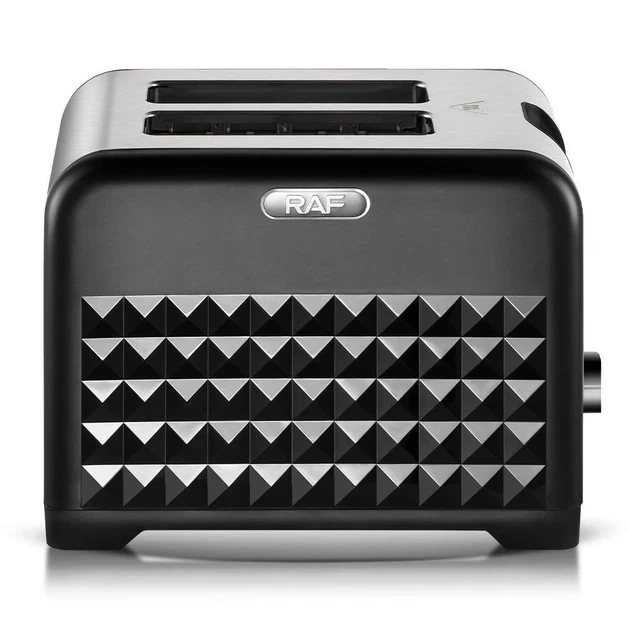 Тостер RAF R.2101 на 2 отделения 930W Black (3_06332) - изображение 5