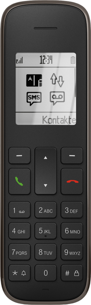 Telefon IP Telekom Sinus 207 Pack Black (40316576) - obraz 3