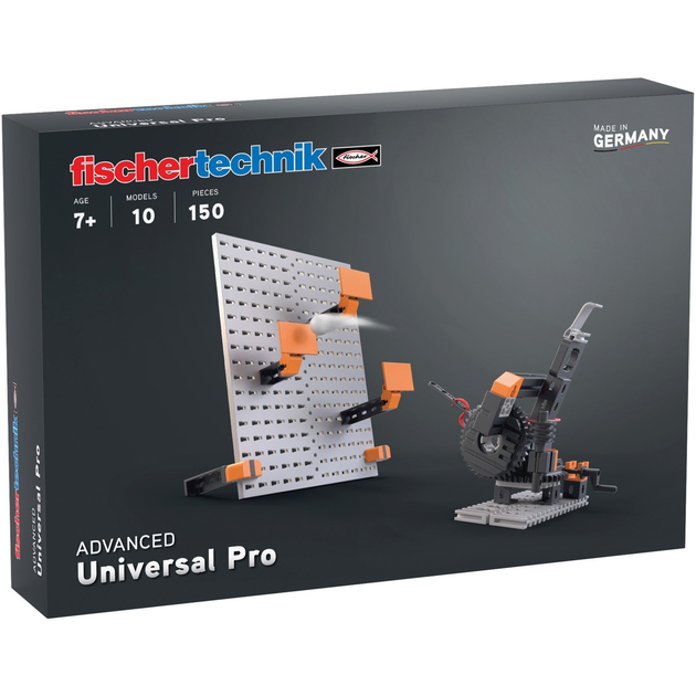 Zestaw konstrukcyjny Fischertechnik Zaawansowany Uniwersalny Pro 150 elementów (571903) (4048962516647) - obraz 1