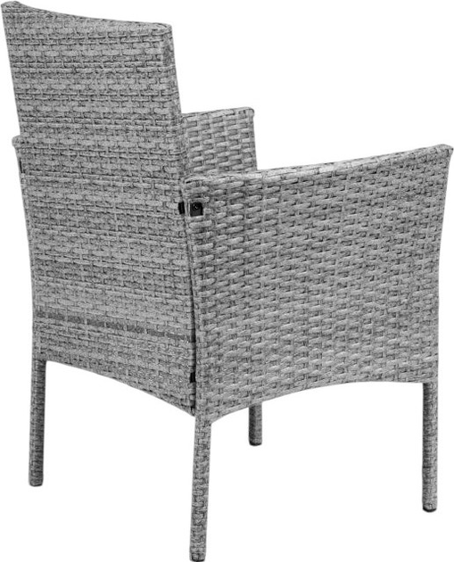 Komplet mebli ogrodowych ModernHome by Multistore MultiGarden (CRF2512 LIGHT GREY) - obraz 5