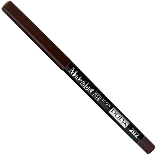 Kredka do oczu Pupa Delineador Made To Last Waterproof 202 Dark Cocoa 0.35 g (8011607246755) - obraz 2