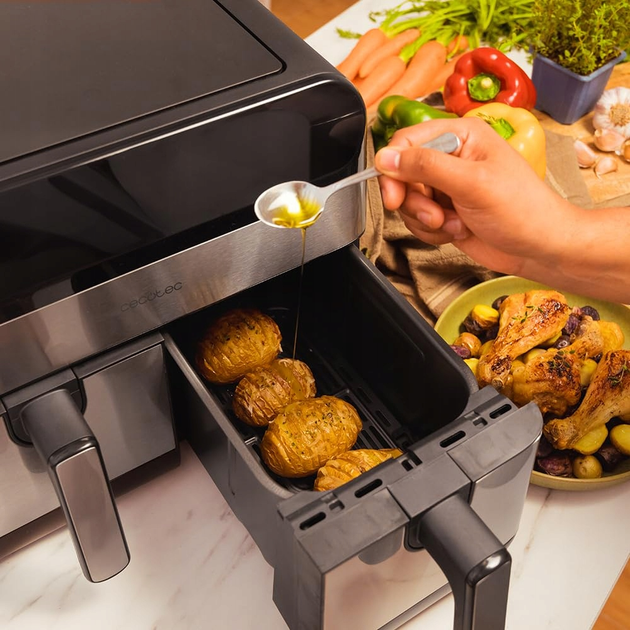 Мультипіч Cecotec Cecofry 9000 Нержавіюча сталь - зображення 3