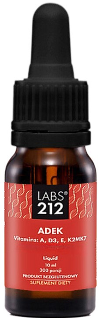 Suplement diety LABS212 ADEK Liquid 10 ml (5903943955657) - obraz 1