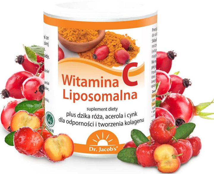 Suplement diety Dr. Jacobs Witamina C liposomalna 150 g (4041246501513) - obraz 2