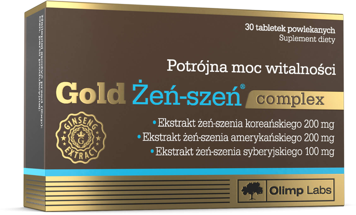 Дієтична добавка Olimp Labs Gold Ginseng Complex 30 таблеток (5901330043505) - зображення 1