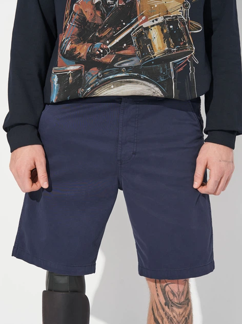 Шорты хлопковые короткие мужские Wrangler 112362348 36 Синие (5401139209985) - Фото 4 Шорты хлопковые короткие мужские Wrangler 112362348 36 Синие (5401139209985) - изображение 4