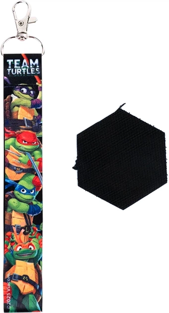 Набір Kite TMNT Mutant Mayhem бейдж на липучці та підвіска (NT25-3010) - зображення 8