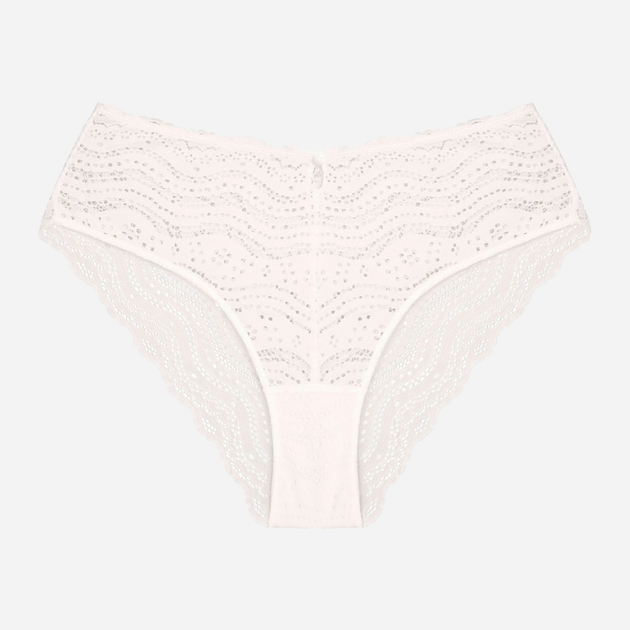 Majtki brazyliany damskie z wysokim stanem Esotiq Bogna 42472-00X 2XL Białe (5903972516935) - obraz 6