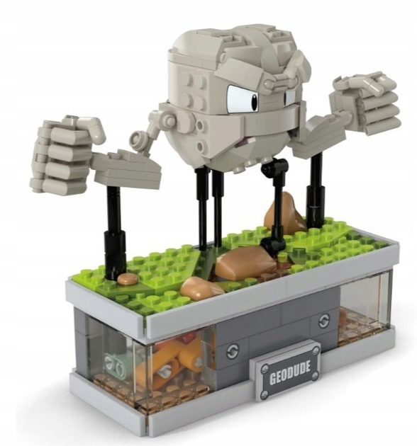 Конструктор Mattel Mega Pokémon Mini Motion Geodude 355 деталей (HWR79) (0194735219513) - зображення 2