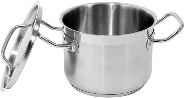 Garnek Yato wysoki z pokrywką 2.4 l (5906083860003) - obraz 2