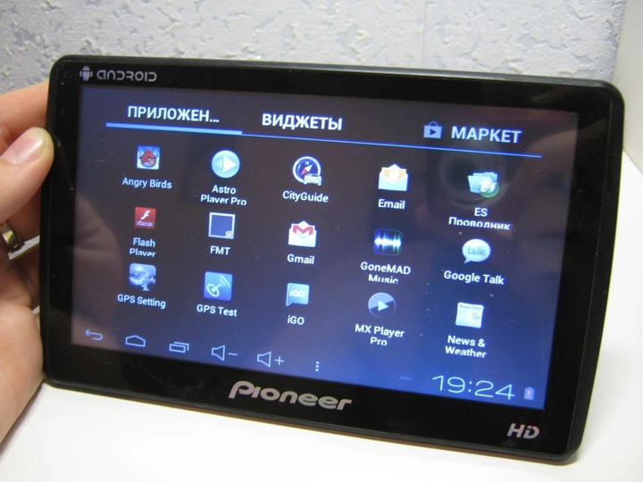 Навігатор Pioneer 7 дюймів GPS ANDROID з картами для грузового та легкового транспорту TIR ADR - изображение 5