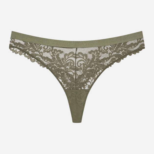 Majtki stringi damskie koronkowe Esotiq Lynn 42331-87X M Khaki (5903972387481) - obraz 5