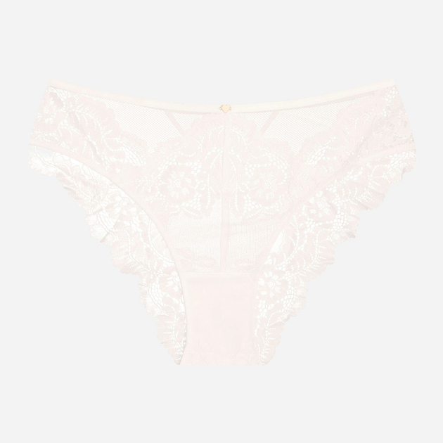 Majtki brazyliany damskie koronkowe Esotiq Sweetheart 42357-00X S Białe (5903972394304) - obraz 6