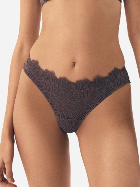 Majtki stringi damskie koronkowe Esotiq Sapphire 42372-90X XL Szare (5903972397282) - obraz 6