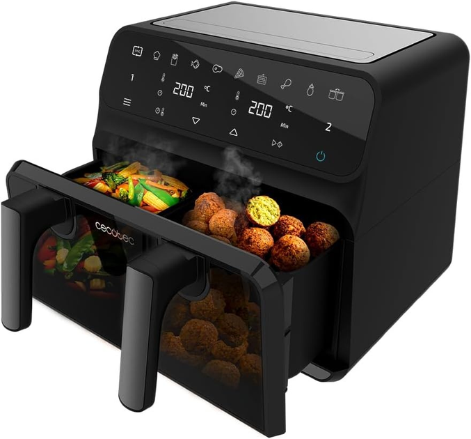 Frytkownica beztłuszczowa Cecotec Cecofry Advance 9000 Window (CECOFRY 9000W) - obraz 2