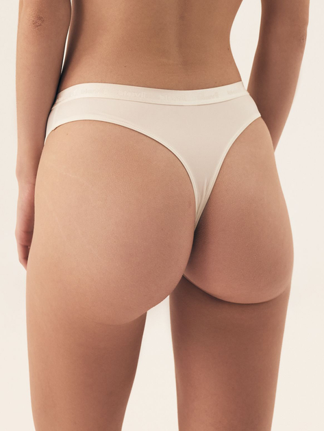 Majtki tanga damskie Bloovii Lacteem 42484-01X M Kremowe (5903972540800) - obraz 2