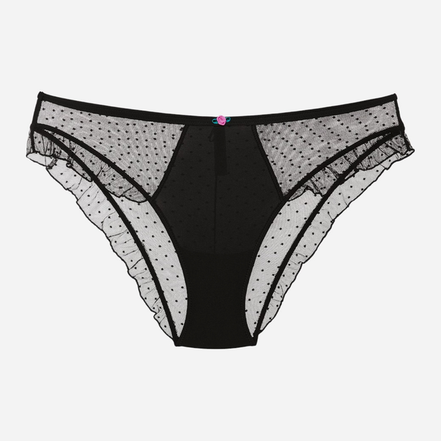Majtki brazyliany damskie siateczkowe Bloovii Verberry 42491-99X L Czarne (5903972544082) - obraz 7