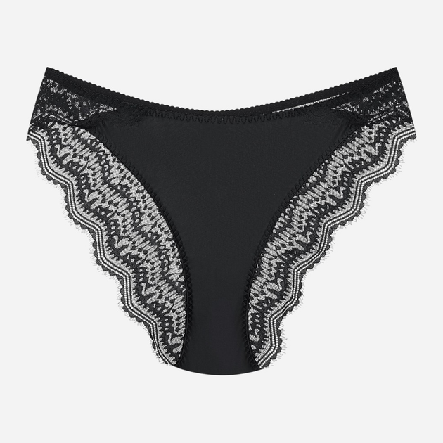 Majtki brazyliany damskie koronkowe Esotiq Brillant 42549-99X XL Czarne (5903972531648) - obraz 6