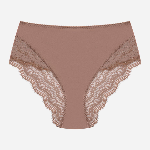 Majtki figi damskie z wysokim stanem Esotiq Brillant 42550-82X 2XL Brązowe (5903972531471) - obraz 6