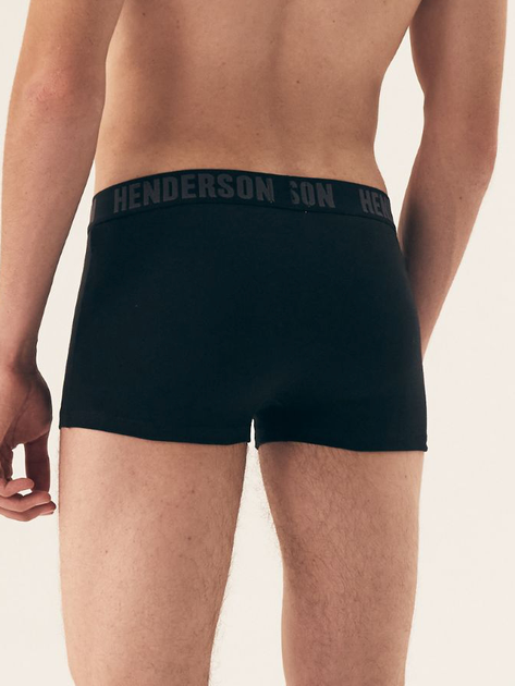 Набір трусів боксерів чоловічих бавовняних 2 шт Henderson Soul 42587-MLC 2XL Чорний/Графітовий (5903972546888) - зображення 3