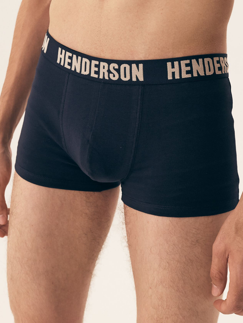 Zestaw majtek męskich typu bokserki 2 szt Henderson Shield 42588-MLC 2XL Czarny/Granatowy (5903972379479) - obraz 2