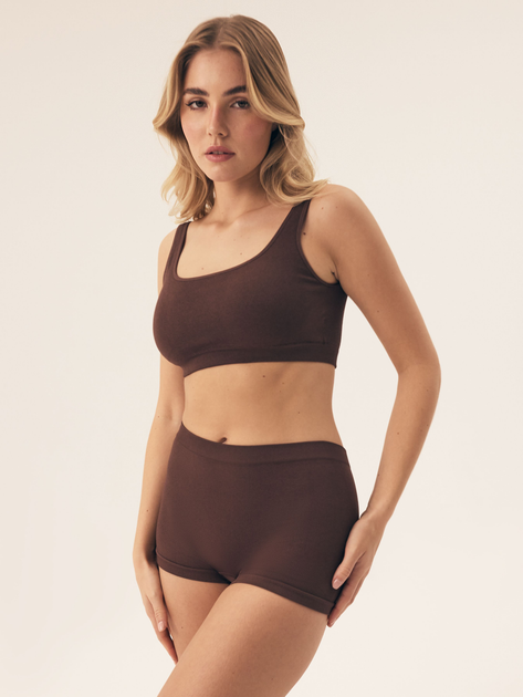 Трусики шорти жіночі Bloovii Larleen 42502-89X L Коричневі (5903972542088) - зображення 8