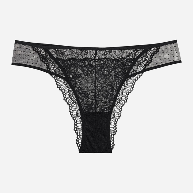 Majtki brazyliany damskie koronkowe Bloovii Verina 42506-99X S Czarne (5903972544945) - obraz 6