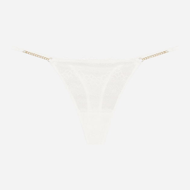 Majtki stringi damskie koronkowe Esotiq Bonjour 42520-00X L Białe (5903972529430) - obraz 6