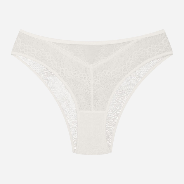 Majtki brazyliany damskie koronkowe Esotiq Bonjour 42521-00X XL Białe (5903972529560) - obraz 8