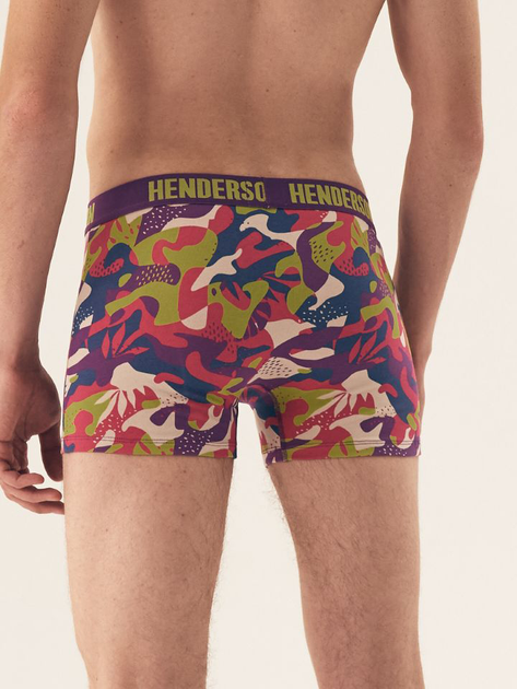 Zestaw majtek męskich typu bokserki 2 szt Henderson Spin 42621-MLC 2XL Fioletowy/Wielobarwny (5903972379622) - obraz 3