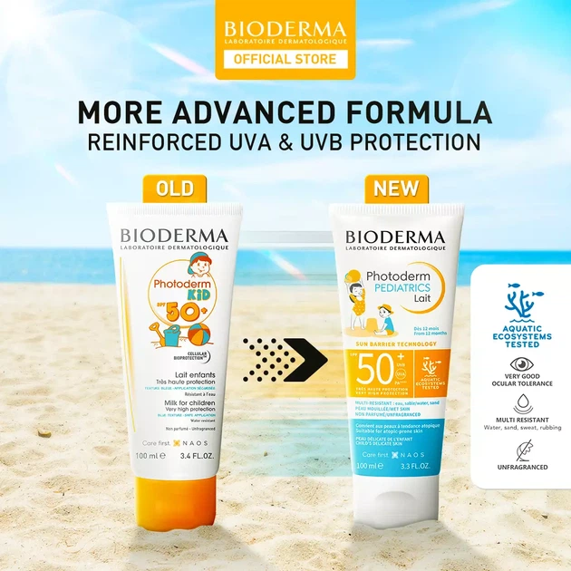 Молочко для детей солнцезащитное Bioderma Photoderm Pediatrics Lait SPF50 200 мл - Фото 2 Молочко для детей солнцезащитное Bioderma Photoderm Pediatrics Lait SPF50 200 мл - изображение 2