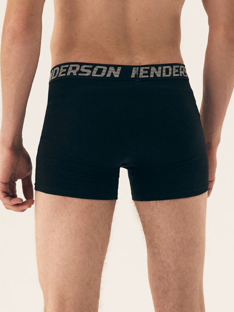 Набір трусів боксерів чоловічих бавовняних 3 шт Henderson Onset 42741-MLC 3XL Чорний/Сірий/Графітовий (5903972382165) - зображення 3