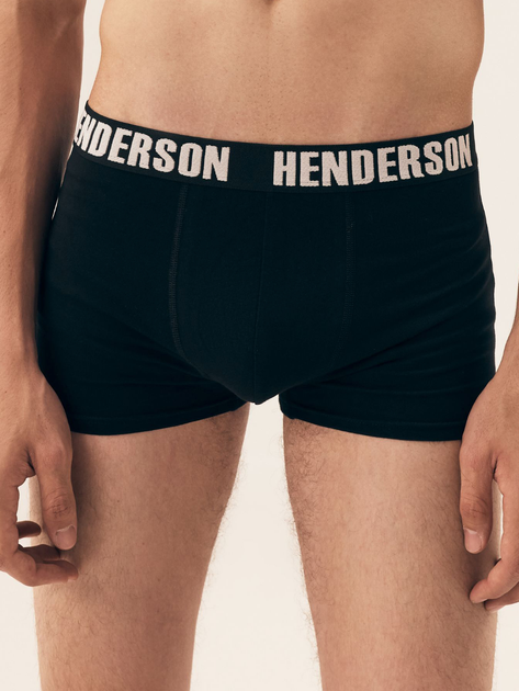 Набір трусів боксерів чоловічих бавовняних 3 шт Henderson Orchid 42742-MLC 2XL Чорний/Білий (5903972382127) - зображення 2